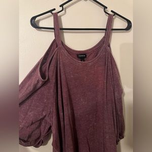 Torrid Cold Shoulder Blouse